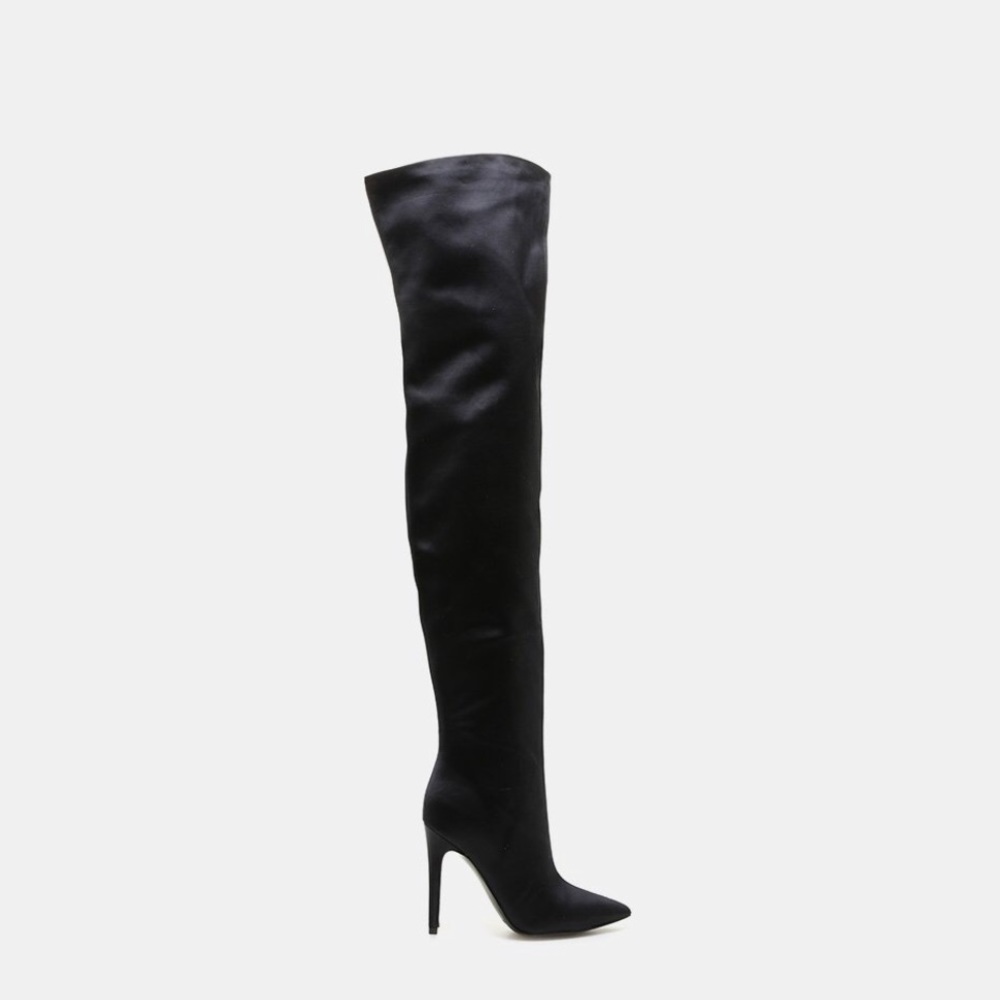 Kendall & Kylie Alex 2 Satin Heeled Boots